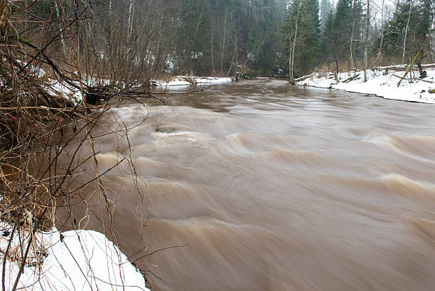 istock scenic winter colored river in country 534481365