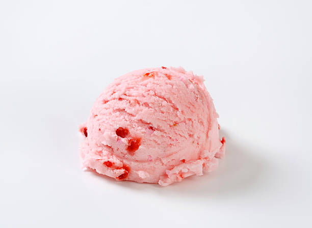 istock Scoop of strawberry ice cream 534482460