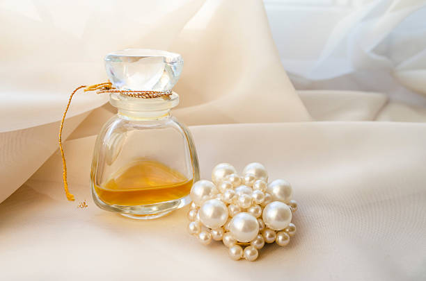 istock Vintage Perfume Bottle with brooch 534482484