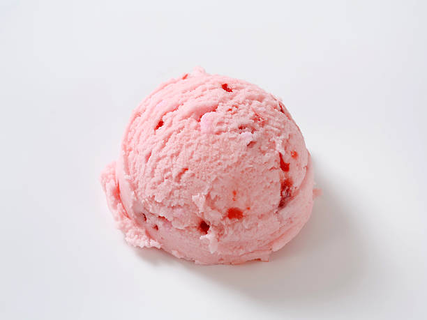 istock Scoop of strawberry ice cream 534482512