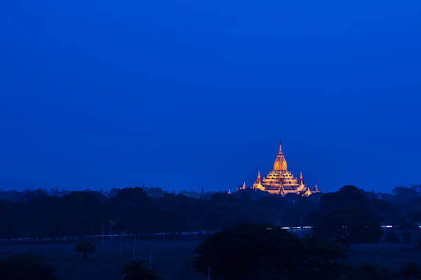 istock Ancient Ananda Pagoda at twilight, Bagan(Pagan), Mandalay, Myanm 534483006