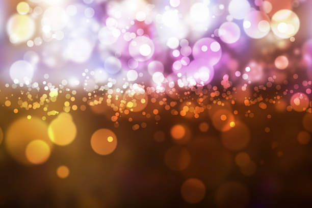 istock Abstract illustration bokeh light on colorful background 534485504