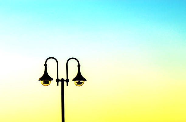 istock Vintage street lamp against sky. 534486248