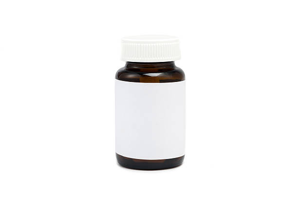 istock Blank plastic medicine bottle isolated on white 534494666