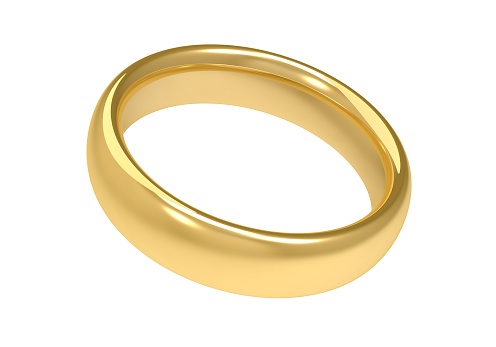 single gold ring