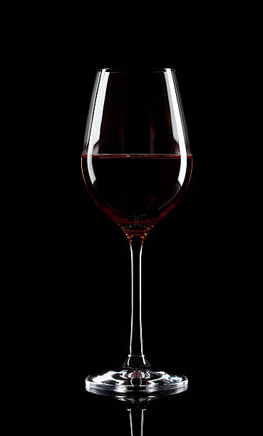 istock Transparent glass of red wine 534501667