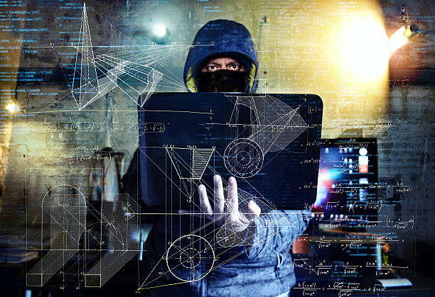 опасные хакер кража данных -промышленные шпионаж концепция - top secret secrecy mystery data стоковые фото и изображения