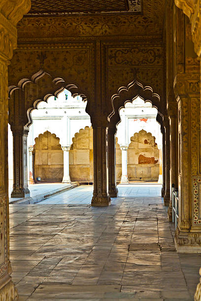 istock Inlaid marble, columns and arches, Hall of Private Audience 534510827