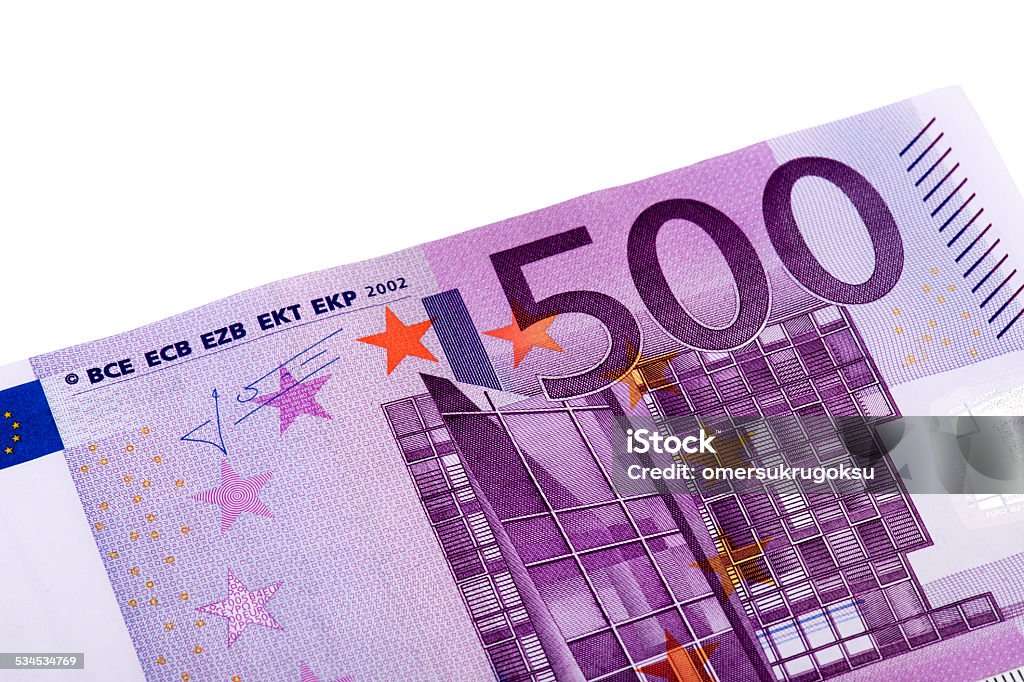 Five Hundred Euro Banknote Macro of Five Hundred Euro Banknote. Five Hundred Euro Banknote Stock Photo