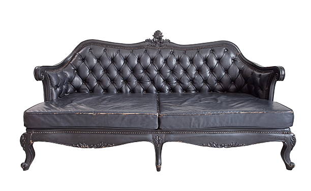 istock vintage luxury black sofa isolated on white background 534535765