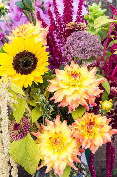 istock Flower arrangement with fresh flowers 534537973