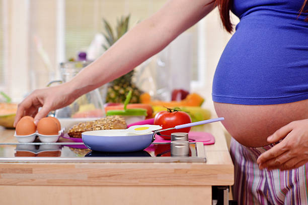 istock pregnant women in the kitchen 534538261