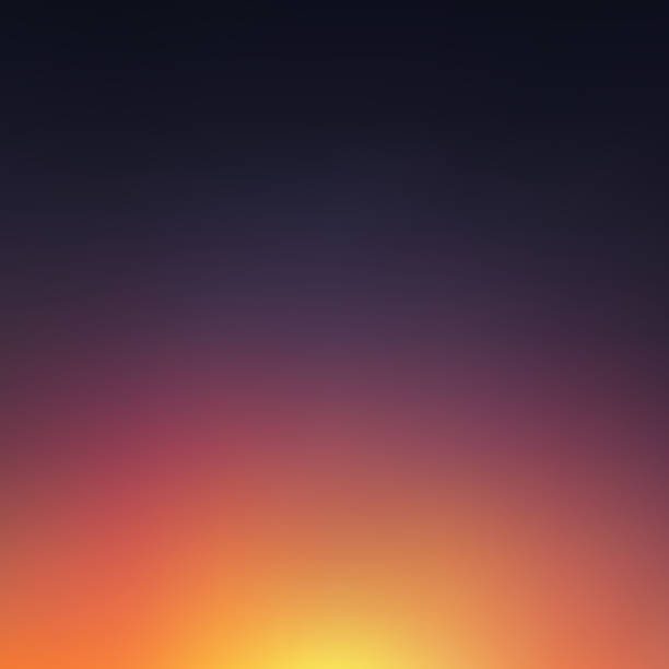 tło niewyraźne zachód słońca w tle - sunset stock illustrations