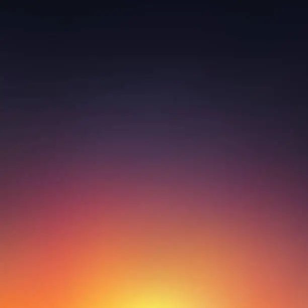 Vector illustration of Abstract blurred sunset background
