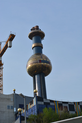 Waste incinerator in Vienna, designed by Friedensreich Hundertwasser.