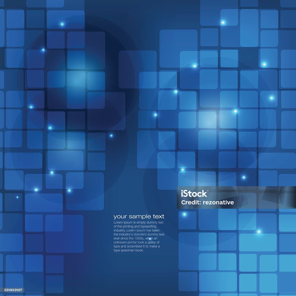 Abstract Tech Blocks Stock Illustration - Download Image Now - 2015 ...