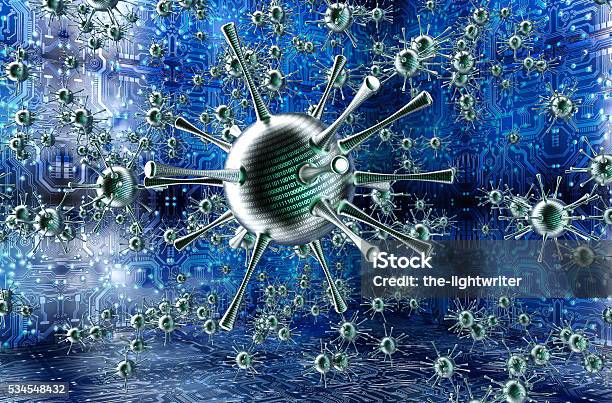 Moth Computer Virus Digital Safety Concept Computer Virus In Electronic Environment Stock ...
