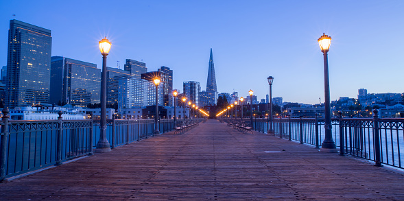 San Francisco piers along the Embarcadero are nice reminders of the city history and great for photography.