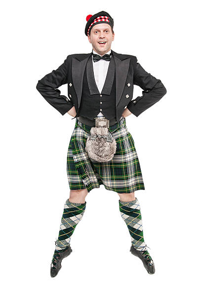 istock Young man in clothing for Scottish dance 534570032