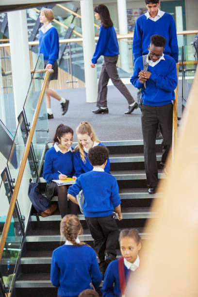 istock Students in corridor of high school 534576503