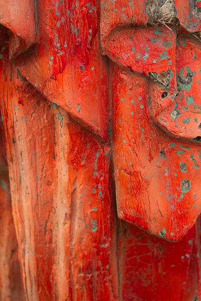 istock Close up of a statue. red 534597124
