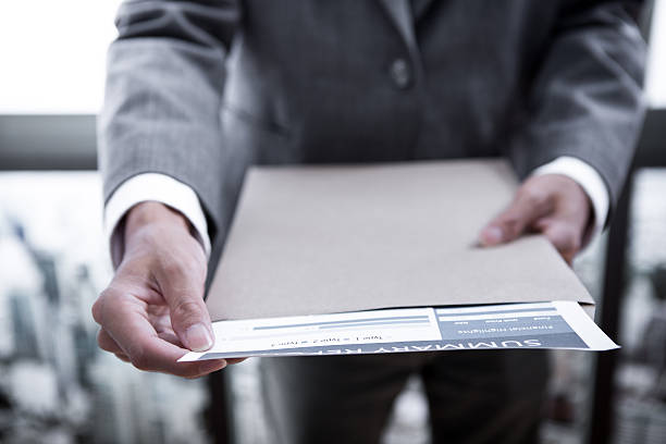 istock Man Analysis Business Report. Accounting 534598258