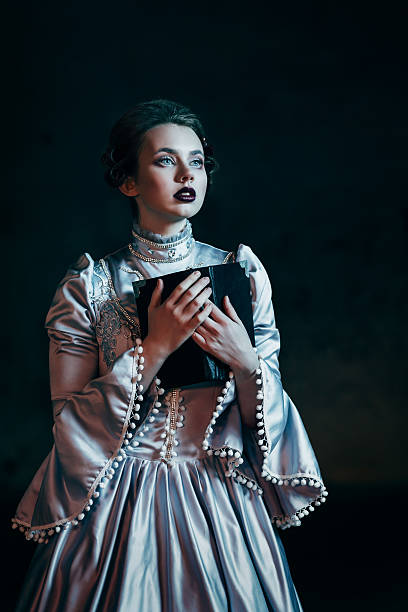 istock Woman in victorian dress 534601237