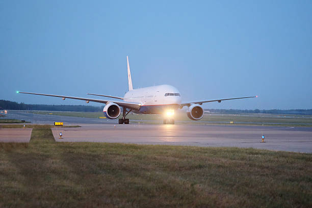 istock Passenger planes at the airport in the evening 534601525