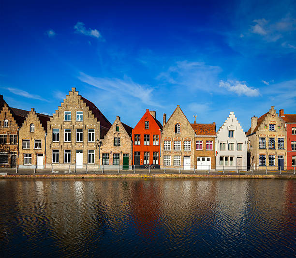 istock European town. Bruges Brugge, Belgium 534602097