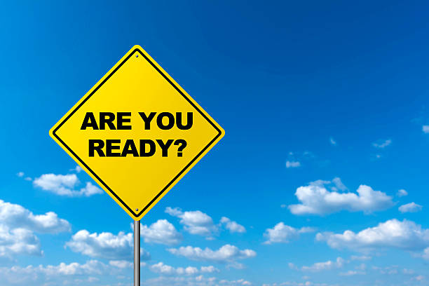 ARE YOU READY? stock photo