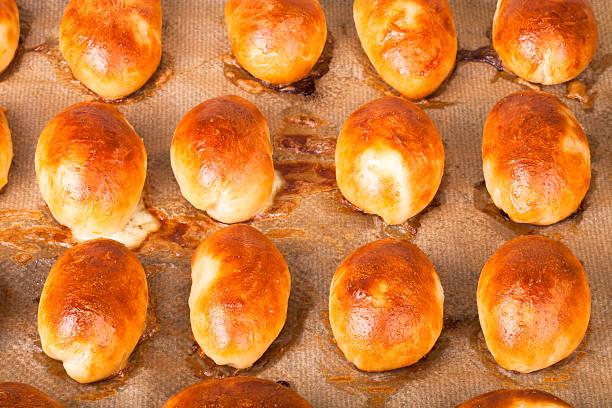 istock pies with meat or cabbage for cooking paper. 534603791