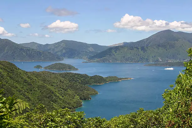 Photo of Queen Sharlotte Sound, Marlborough Sounds, New Zealand