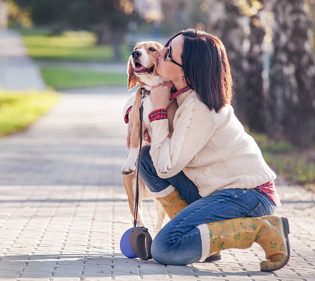 istock Woman hugs her favorite pet 534605789