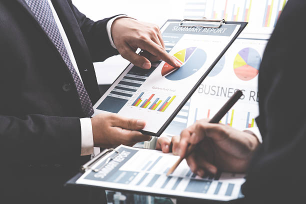 istock Business people discussing the charts and graphs 534605818