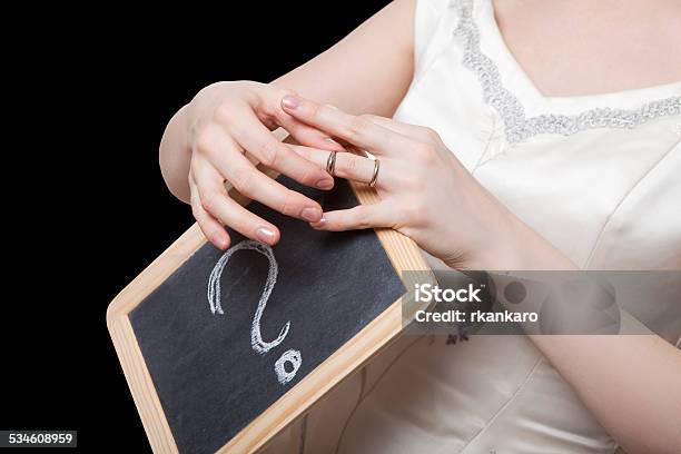 Divorce Stock Photo - Download Image Now - Marriage Annulment, Question Mark, Wedding