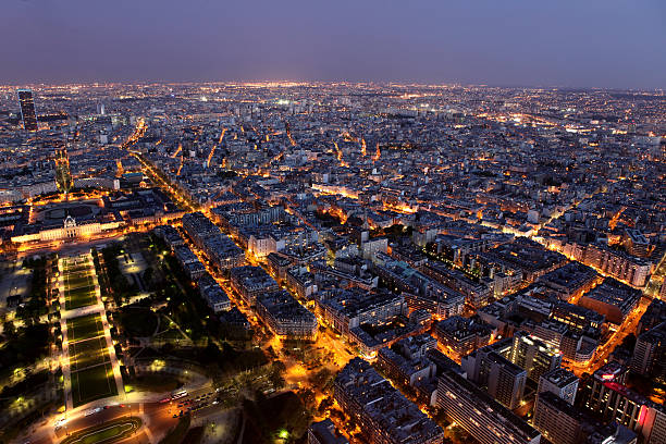 istock Paris with the Seine river from the Eiffel tower 534609459