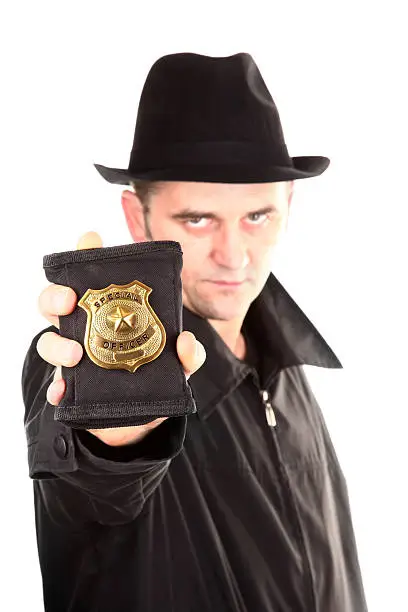 Photo of Agent is showing special officer badge