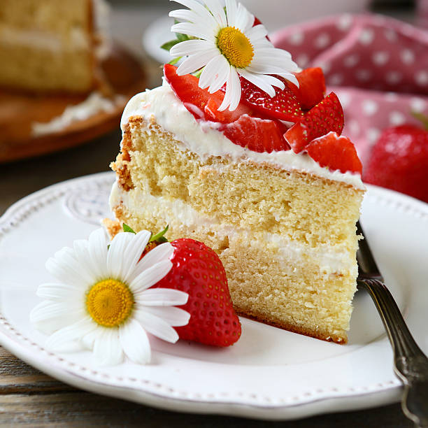istock Sweet piece of cake on a plate 534610267
