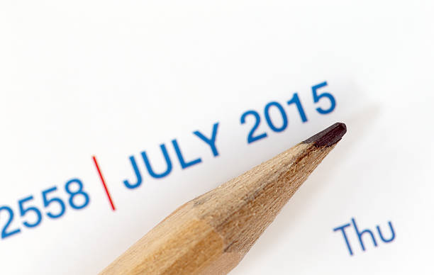 istock The tip of a pencil point to year blur Text. 534641837