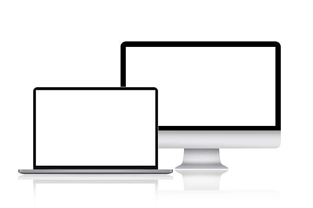 istock Computer monitor and laptop 534642247