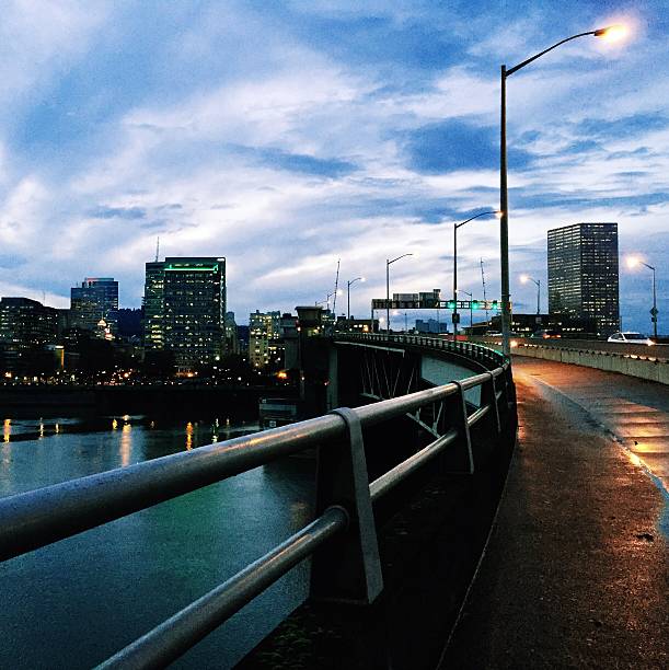 istock Dusk in downtown Portland, Oregon, from the SE Morrison Bridge 534661627