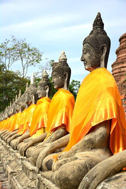 istock Buddha statue at wat yai Chaimongkol, Thailand. 534662955