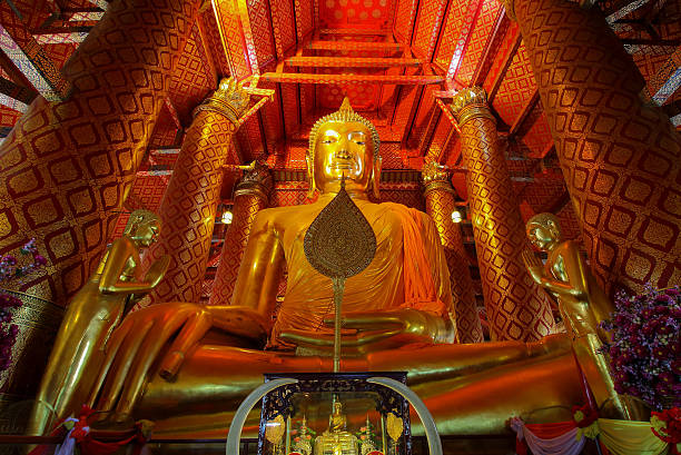 buddha - editorial thailand spirituality gold foto e immagini stock