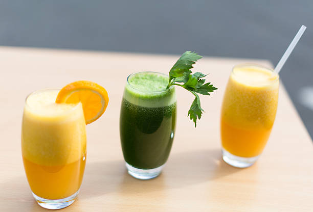 istock Fresh pressed organic fruit & veg juice 534663099