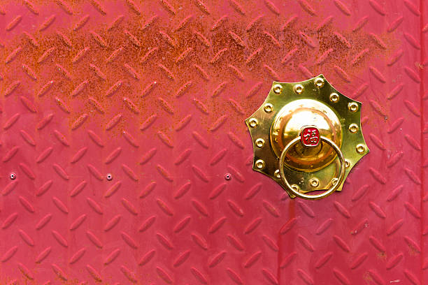 chinese traditional door lion knocker