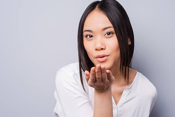 istock Planting a kiss on your heart. 534664361
