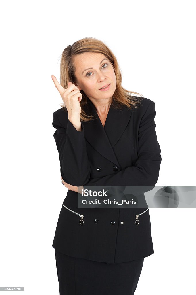 Beautiful businesswoman doing different expressions in different sets of clothes Beautiful businesswoman doing different expressions in different sets of clothes: idea 2015 Stock Photo