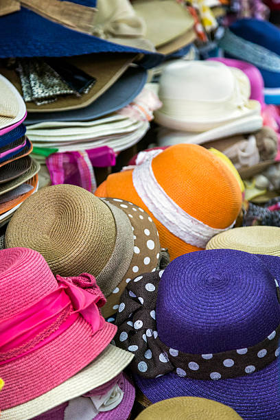 istock Hats Stall in Market, Hanoi, Vietnam 534665949