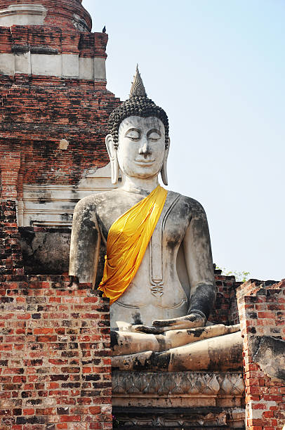istock Old Buddha statue in Thailand 534667487