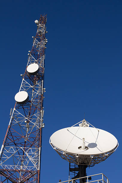 telecommunacation tower stock photo